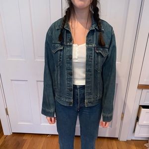 Oversized denim jacket